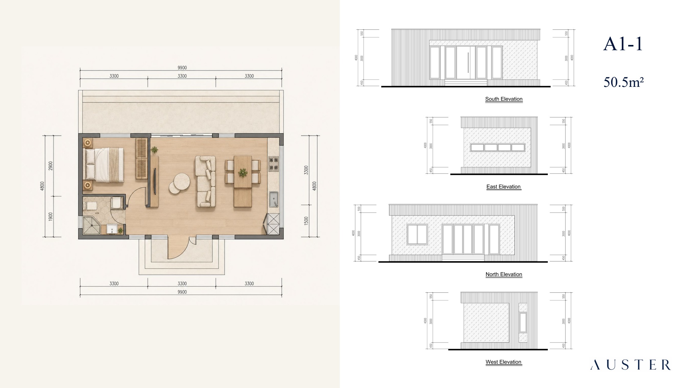 A1-1 · 50,50 m²